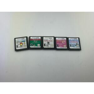 5 Nintendo DS Game American Girl Scribblenauts Dream day Wedding Pinkalicious